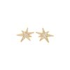 OLE LYNGGAARD COPENHAGEN Funky Stars small ørepynt i gult gull