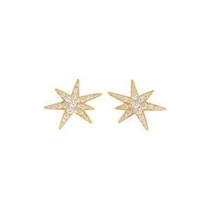 OLE LYNGGAARD COPENHAGEN Funky Stars medium ørepynt i gult gull