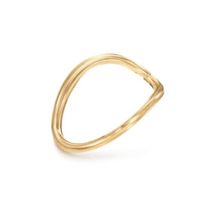 OLE LYNGGAARD COPENHAGEN Under the sea bangle armring i gult gull