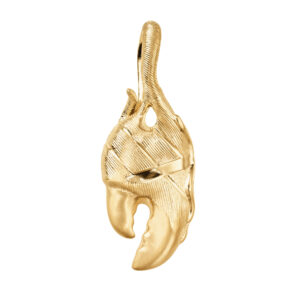 OLE LYNGGAARD COPENHAGEN  Claw pendant large i gult gull