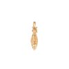 OLE LYNGGAARD COPENHAGEN Young fish pendant small i gult gull