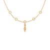 OLE LYNGGAARD COPENHAGEN Young fish pendant large i gult gull