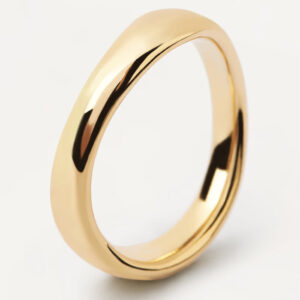 PDPAOLA "Pirouette gold" ring i forgylt sølv