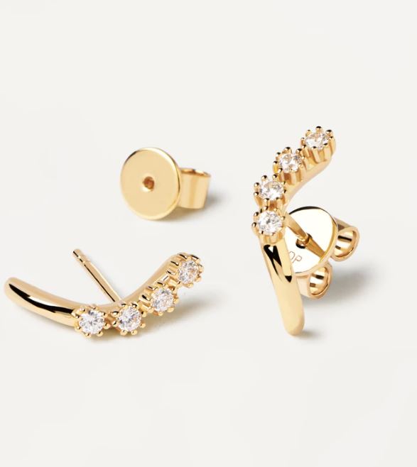 PDPAOLA "Octet Stamp" ring i forgylt sølv