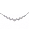 "Ariadne" hvitt gulls collier med diamanter