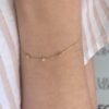 "Sublime" armring i gult gull med diamanter