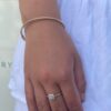 "Sublime" armring i gult gull med diamanter