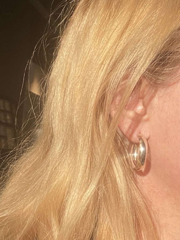 Susanne Friis Bjørner sølv creoler 30mm