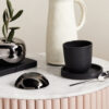Th. Marthinsen Black edition  2 telysholdere,  sort blank