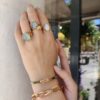 OLE LYNGGAARD COPENHAGEN BoHo ring i gult gull med diamant