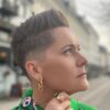 OLE LYNGGAARD COPENHAGEN BoHo ring double i gult gull med rutilkvarts og grønn turmalin.