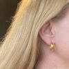 Susanne Friis Bjørner forgylte creoler 20mm