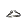 Noën «Twist ring» i hvitt gull