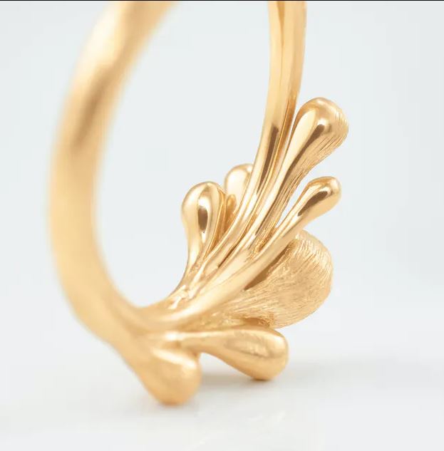 OLE LYNGGAARD COPENHAGEN BoHo ring i gult gull