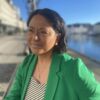 Noën «Intention» anheng anker i forgylt sølv