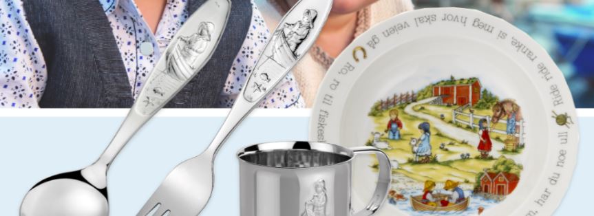 Eik Flaggstang “Eventyr” med porselensfot fra EIK barn™