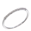 Ring "Ellie" i hvitt gull med diamanter