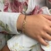 "Ariadne" hvitt gulls collier med diamanter