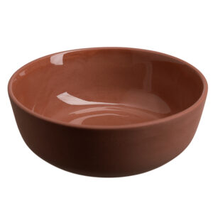 Th. Marthinsen tapas skål i terracotta-farget keramikk