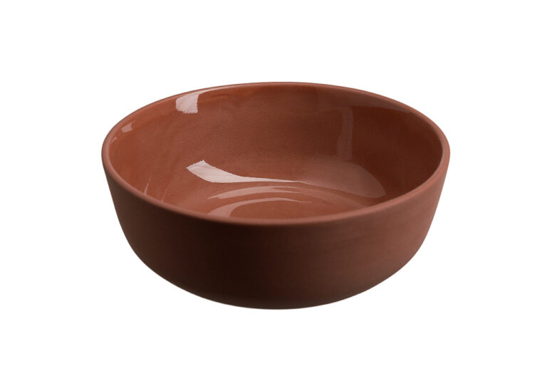 Th. Marthinsen tapas skål i terracotta-farget keramikk