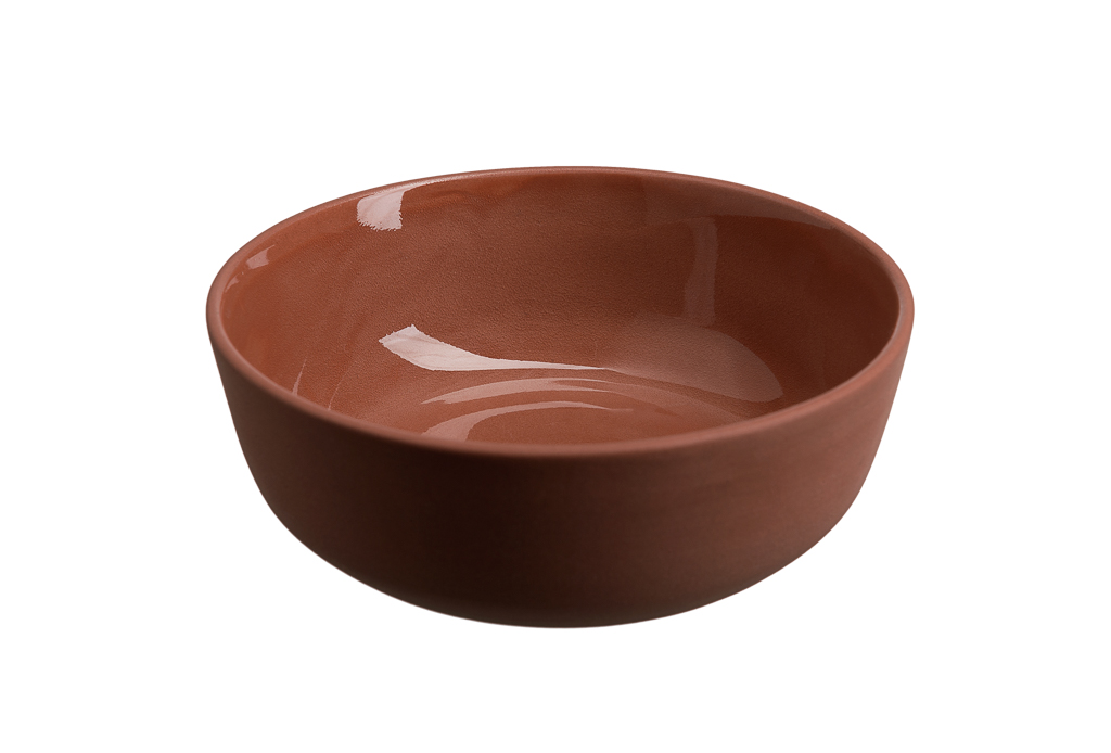 Th. Marthinsen tapas skål i terracotta-farget keramikk
