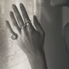 OLE LYNGGAARD COPENHAGEN  Forest ring i gult med diamant