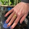 OLE LYNGGAARD COPENHAGEN  Forest ring i gult med diamant