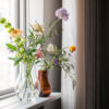 Georg Jensen "Cafu clear" vase i glass, liten