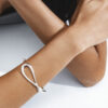 Georg Jensen "Mercy Twist" armring i sølv