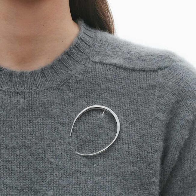 Georg Jensen "Offspring Large" brosje/nål i sølv