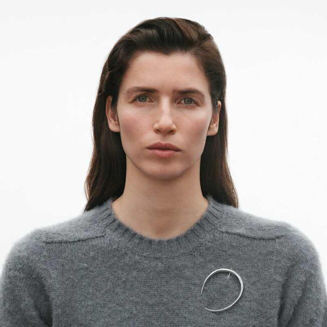 Georg Jensen "Offspring Large" brosje/nål i sølv