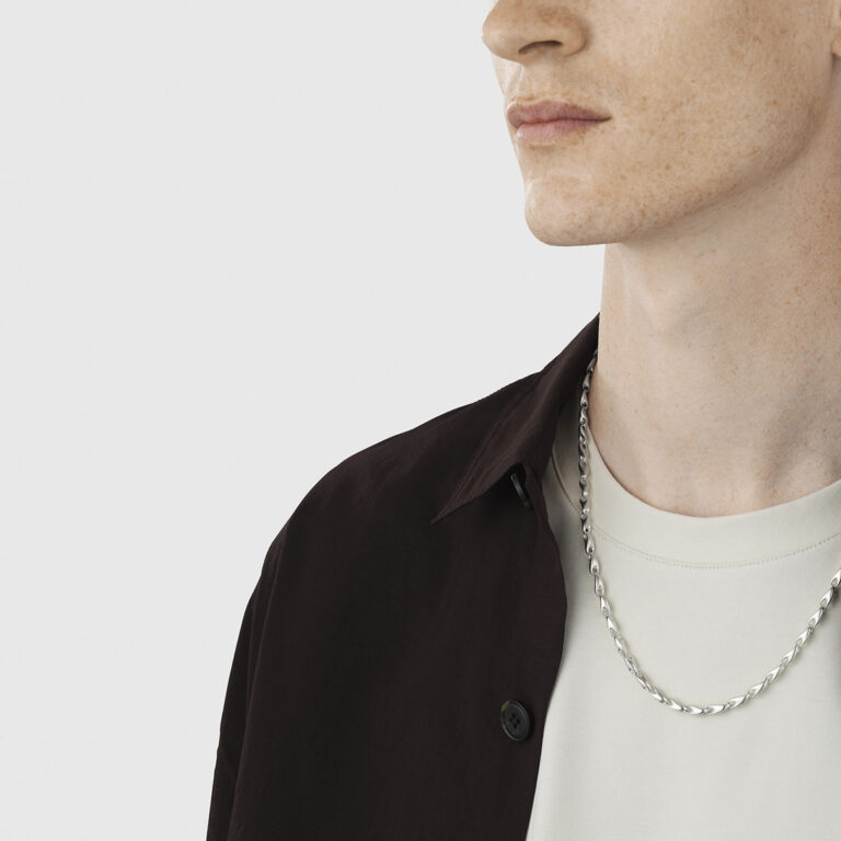Georg Jensen “Reflect necklace small" i sølv