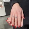 Ring "Anastasia" i hvitt gull med diamanter