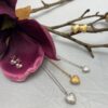 Catwalk Exclusive Stardust Heart anheng i forgylt sølv, 10 mm