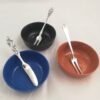 Th. Marthinsen tapas skål i terracotta-farget keramikk