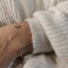 Noën «Sparkle» armring i gult gull, med diamanter
