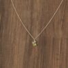 Noën «Stellini» kjede i gult gull, med diamanter og peridot