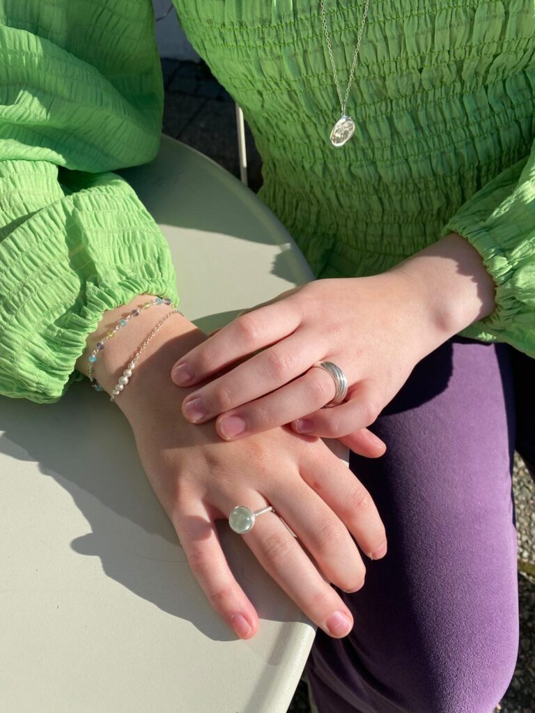 Susanne Friis Bjørner armbånd i sølv med kuler