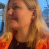 Susanne Friis Bjørner kjede i forgylt sølv med røkkvarts