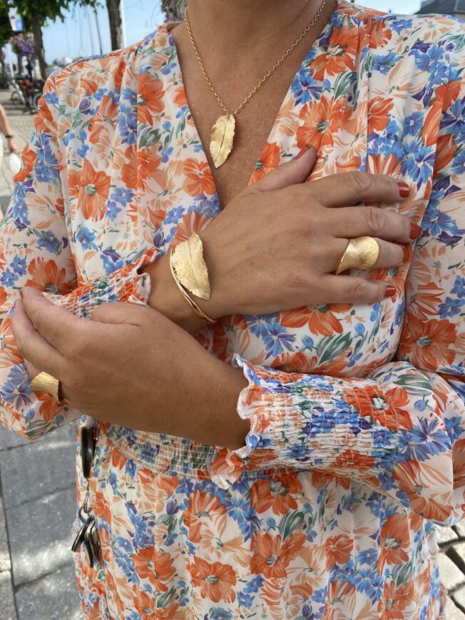 Catwalk Exclusive Stardust Magic Swirl ring i forgylt sølv