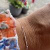 Susanne Friis Bjørner panserarmbånd i sølv med kuler