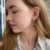 Georg Jensen “Mercy hoops large” i sølv
