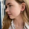 Georg Jensen “Mercy hoops” i sølv