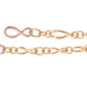 OLE LYNGGAARD COPENHAGEN Love bracelet thin armbånd i gult og rosé gull