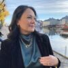 Ulrikke Vogt "Polygon small" armbånd i forgylt sølv