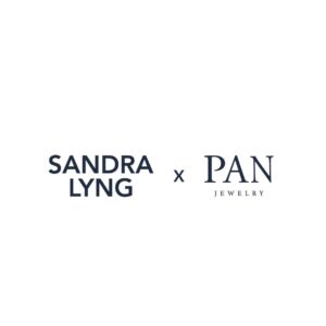 Sandra Lyng anheng i forgylt sølv "Godt nok er perfekt"