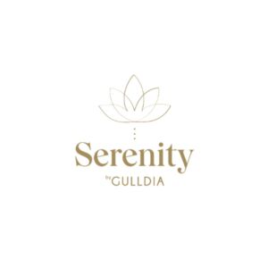 Serenity "Crystal" øreringer i forgylt sølv med rosenkvarts