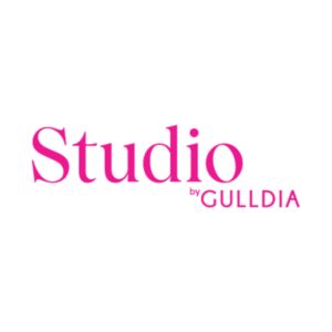 Studio ørering "Vienna" i forgylt sølv