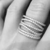 OLE LYNGGAARD COPENHAGEN  Love Bands curved ring i gult gull
