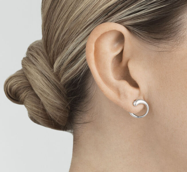 Georg Jensen “Mercy ørering” i sølv